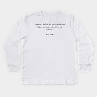 Inspiring quotes from inspiring people Kids Long Sleeve T-Shirt